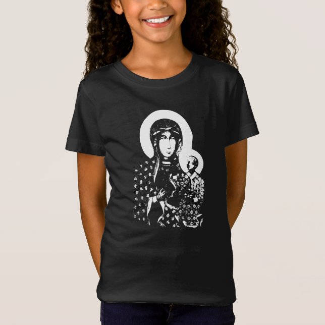 Camiseta Madona Negra de Czestochowa T-Shirt (Frente)