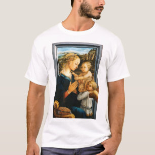 Camiseta Madonna com criança e dois anjos, Filippo Lippi