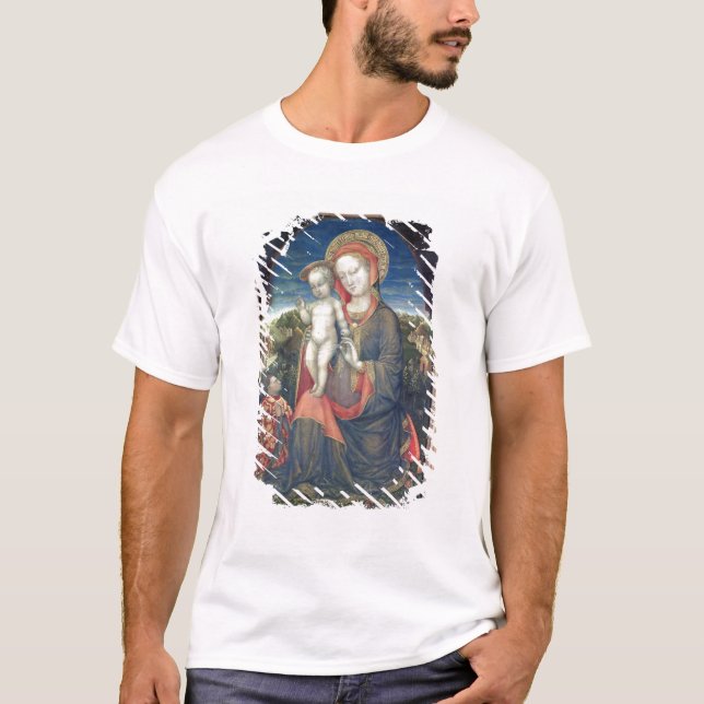 Camiseta Madonna da humildade adored por Leonello d'Este (Frente)