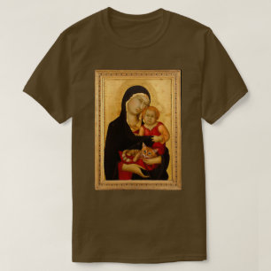 Camiseta Madonna e Child e Cat T-Shirt