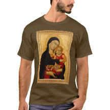 Madonna e Child e Cat T-Shirt