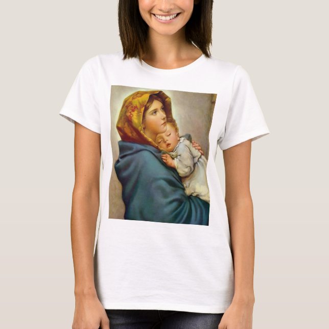Camiseta Madonna E Child Roberto Ferruzzi (Frente)