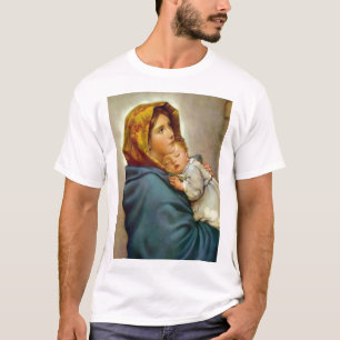 Camiseta Madonna e Child Roberto Ferruzzi Madonnina Mary