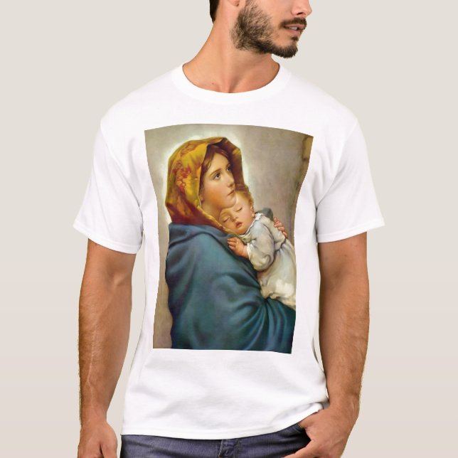 Camiseta Madonna e Child Roberto Ferruzzi Madonnina Mary (Frente)