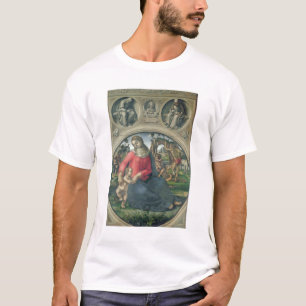 Camiseta Madonna e criança, 1490-95 (óleo no painel)
