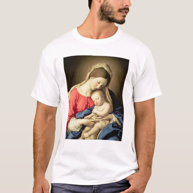 Camiseta Madonna e criança 3 (Frente)