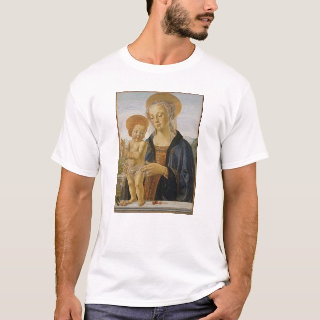 Camiseta Madonna e criança, cerca de 1470 (Frente)