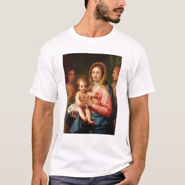 Camiseta Madonna e criança com dois anjos, 1770-73 (Frente)