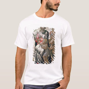Camiseta Madonna e Criança com Rua John, c.1495