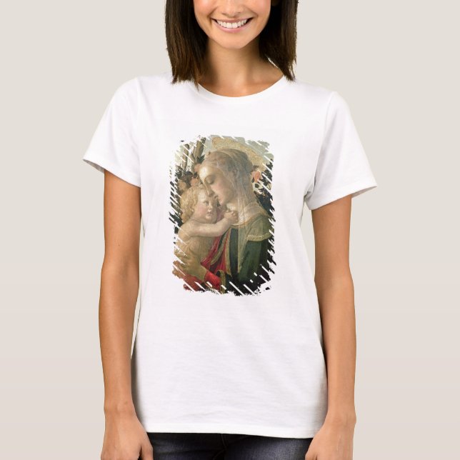 Camiseta Madonna e Criança com Ruas. (Frente)