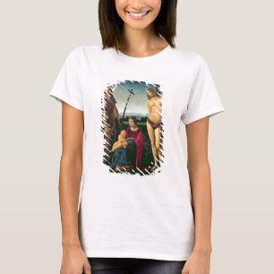 Camiseta Madonna e criança com SS. John The Baptist e