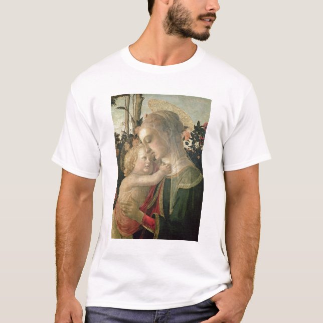 Camiseta Madonna e criança com St John o baptista, detai (Frente)