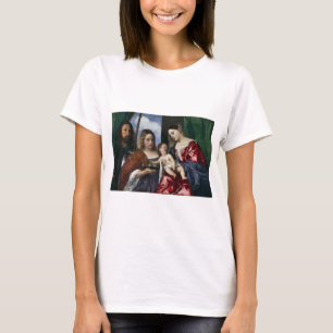 Camiseta Madonna e Criança com Sts Dorothy e George - Ti