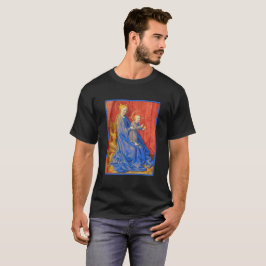 Camiseta Madonna e Criança Enturonados Jean Fouquet T-Shirt