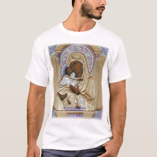Camiseta Madonna e Emmanuel pretos