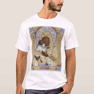 Camiseta Madonna e Emmanuel pretos