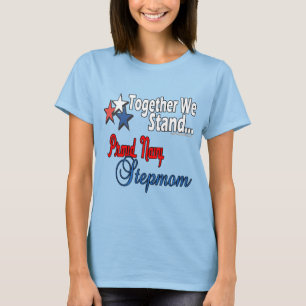 Camiseta Madrasta orgulhosa do marinho