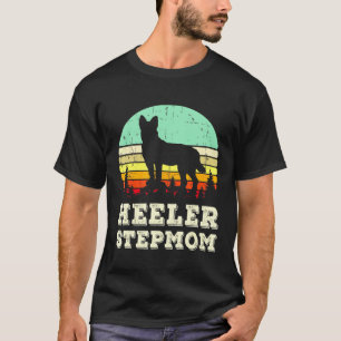 Camiseta Madrasta Red Blue Heeler Cão de Gado Australiano P