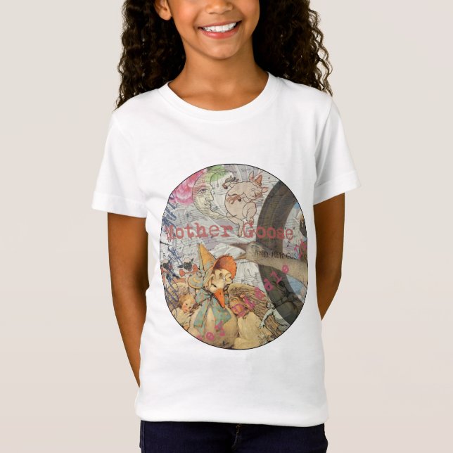 Camiseta Madre Goose Enfermeira Rhyme Fairy Tale (Frente)