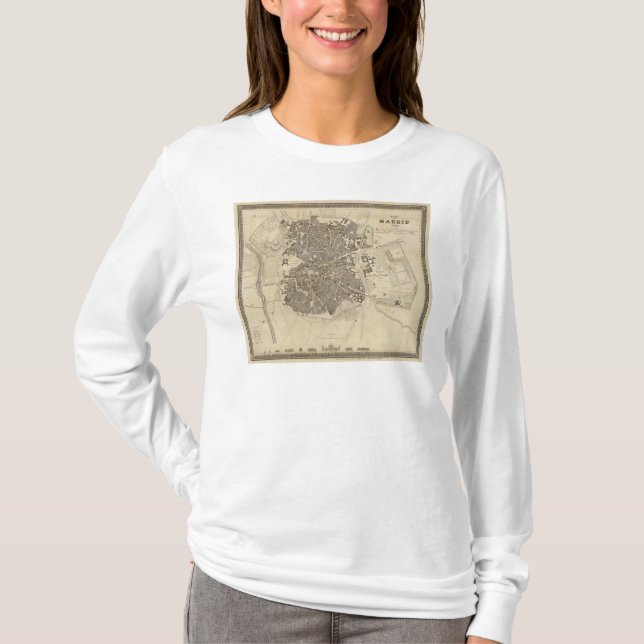 Camiseta Madrid, espanha (Frente)