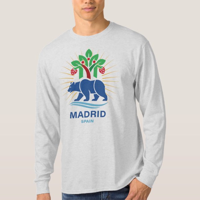 Camiseta Madrid Espanha Europa (Frente)
