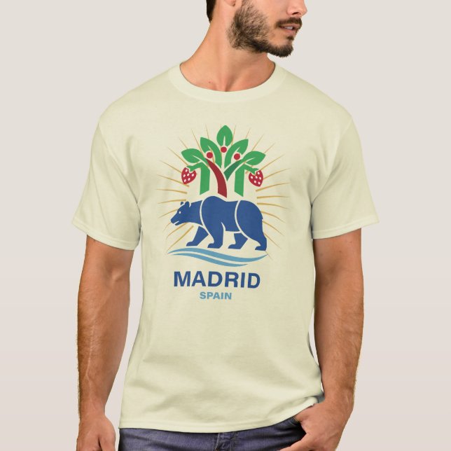 Camiseta Madrid Espanha Europa (Frente)