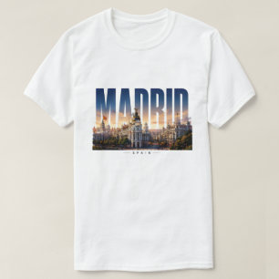 Camiseta Madrid Espanha Viagens Mediterrâneo e Ibérico 🌍