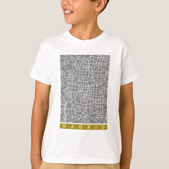 Camiseta Madrid map (Frente)