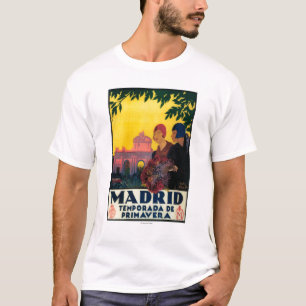 Camiseta Madrid no poster do promocional do viagem da