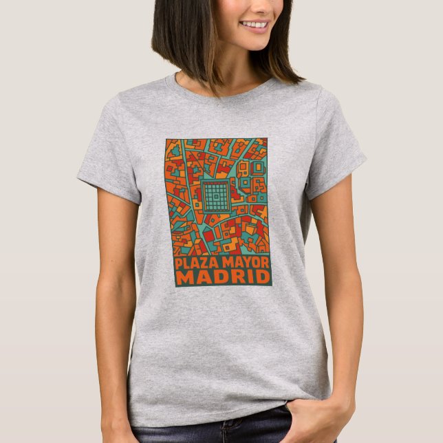 Camiseta Madrid Plaza Mayor (Frente)