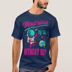 Camiseta Madrina Do Planeta Espacial Do Ast