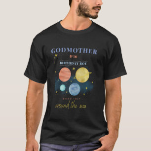 Camiseta Madrinha aniversário de 3 anos Terceira Viagem Ao
