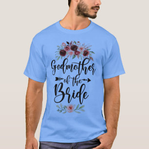 Camiseta Madrinha Da Celebração Do Chá de casamento