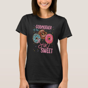 Camiseta Madrinha Da Festa De Rosquinha Doce De Seis 6