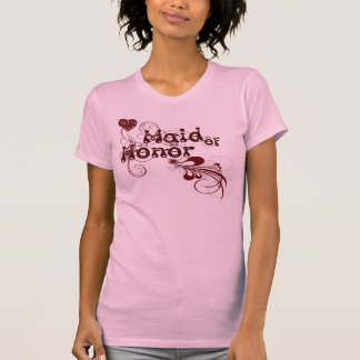 Camiseta Madrinha de casamento de Coração e Rodovalho Verme