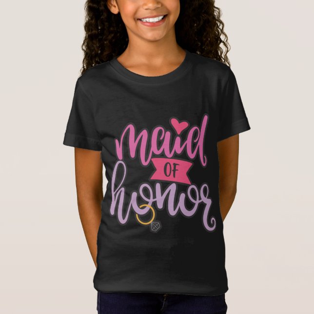 Camiseta Madrinha de casamento Para Festa de casamento (Frente)