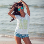 Camiseta Madrinha de casamento Sage Green Matching Festa Br<br><div class="desc">Está procurando a roupa de festa de solteira perfeita? Agrupem-se com as vossas namoradas e escolham camisetas iguais para todos vós! Estas camisas de Madrinha de casamento verde são perfeitas para uma festa de solteira divertida e de retorno. Escolha diferentes temas de festa de solteira para se inspirar. Quer você...</div>