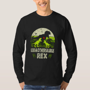 Camiseta Madrinha Dinossaur T Rex Godmothersaurus 2 Criança