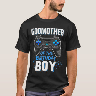 Camiseta Madrinha Do Aniversário Que Corresponde Ao Vídeo D