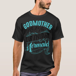 Camiseta Madrinha Engraçada Sereia Aniversário Presente M