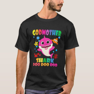 Camiseta Madrinha Shark Doo Doo Engraçado Pai