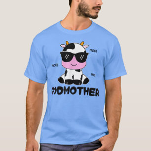 Camiseta Madrinha Vaca Farmácia de Aniversário Vaca-Vaca-Va