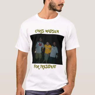 CAMISETA MADSEN DE CHRIS PARA O PRESIDENTE