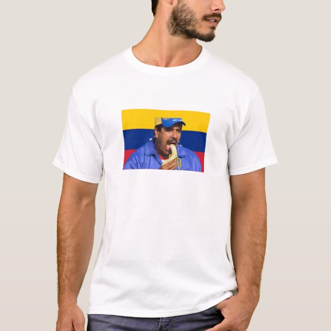 Camiseta Maduro comendo banana (Frente)