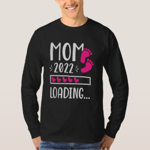 Camiseta Mãe 2022 Carregando A Mãe Futura Esperando A Mãe