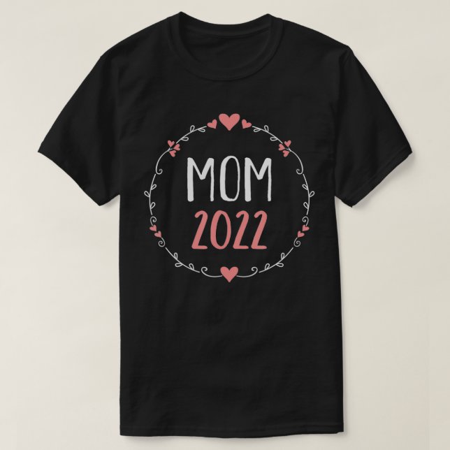 Camiseta Mãe 2022 para o anúncio da gravidez (Frente do Design)