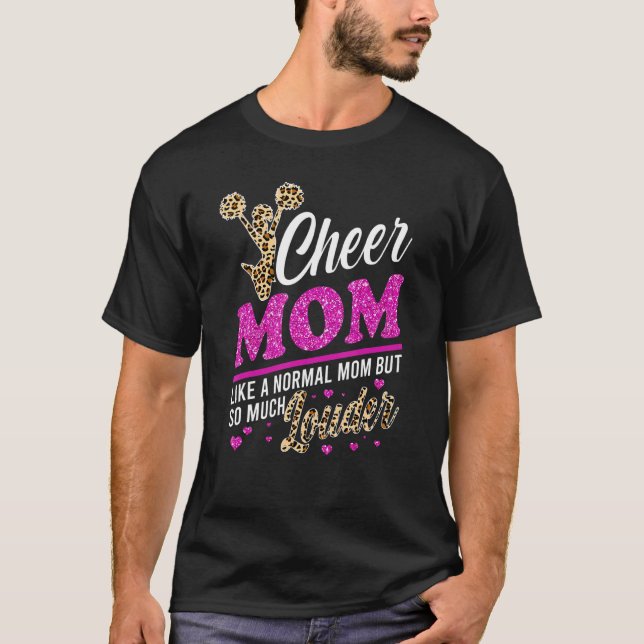 Camiseta Mãe, A Maior Impressão Do Leopardo Do Ventilador E (Frente)