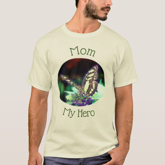 Camiseta Mãe A Minha Natureza Herói (Frente)