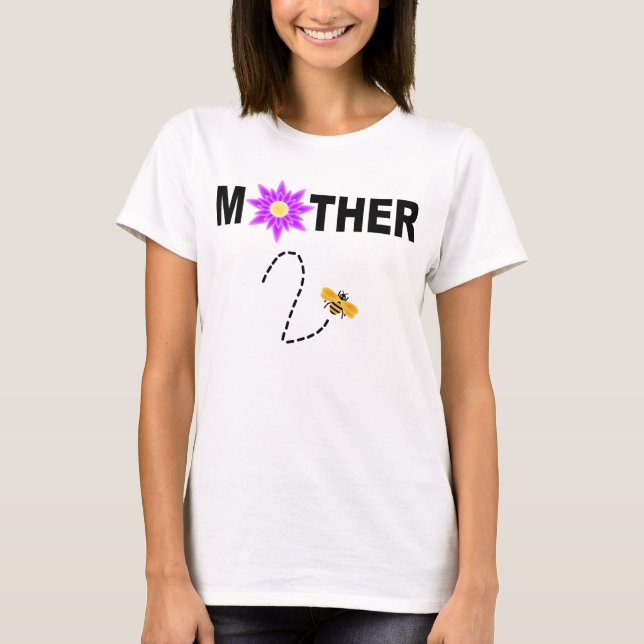 Camiseta Mãe a ser t-shirt (Frente)