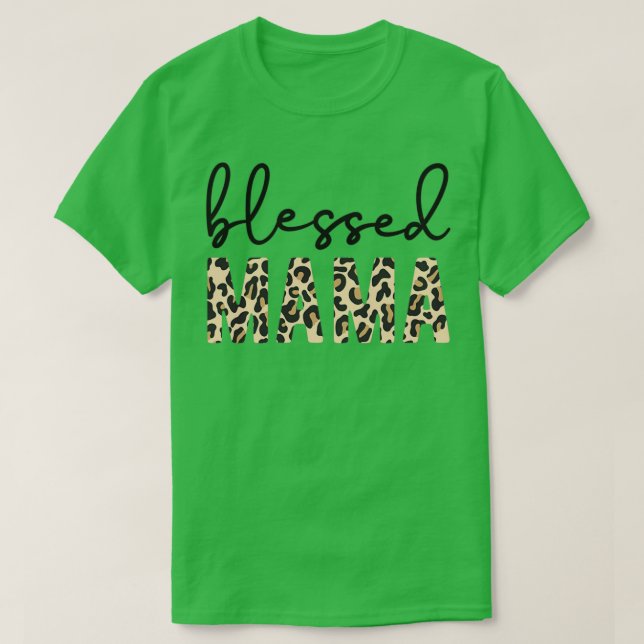 Camiseta Mãe abençoada (Frente do Design)